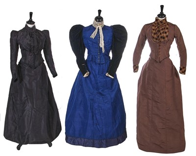 Lot 815 - Three late Victorian dresses