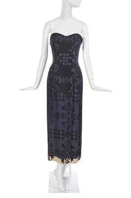 Lot 134 - A Yohji Yamamoto printed silk dress, Spring-Summer 2009