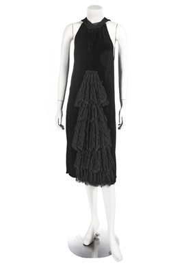 Lot 154 - A Jean Paul Gaultier black velvet and chiffon dress, 'Sleepy Hollow' collection, Autumn-Winter 2006-07