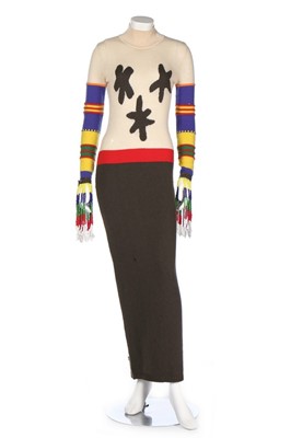 Lot 114 - A Walter van Beirendonck wool jumper-dress,...