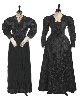 Lot 782 - A group of black mourning wear 1890s-1910