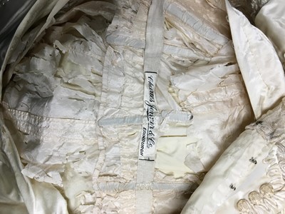 Lot 773 - Six damaged bridal gowns 1910-18