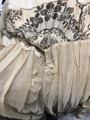 Lot 773 - Six damaged bridal gowns 1910-18