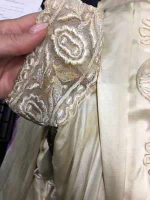 Lot 773 - Six damaged bridal gowns 1910-18