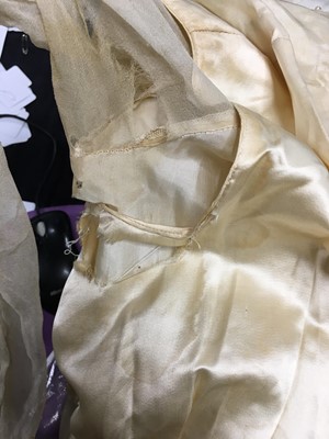 Lot 773 - Six damaged bridal gowns 1910-18