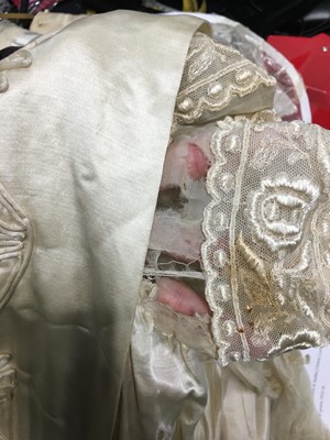 Lot 773 - Six damaged bridal gowns 1910-18