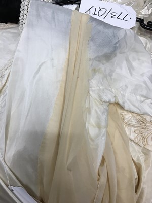 Lot 773 - Six damaged bridal gowns 1910-18