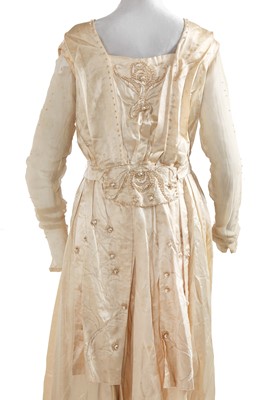 Lot 773 - Six damaged bridal gowns 1910-18