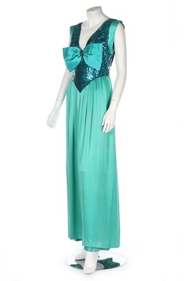 Lot 198 - Five designer evening dresses, 1980-90s,...