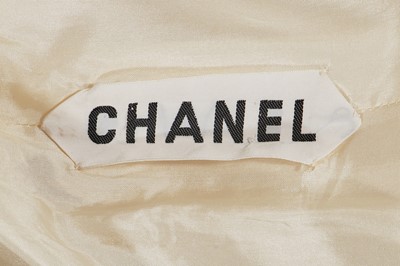 Lot 241 - A Chanel haute couture by Gaston Bertrelot silk dress, circa 1972