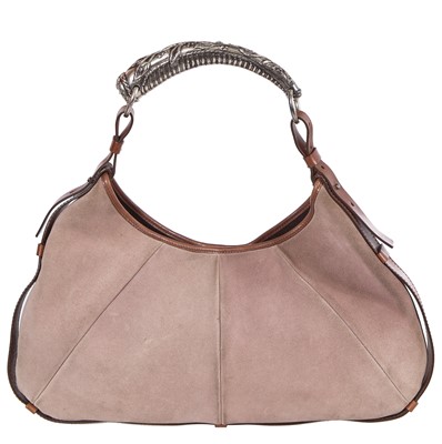 Lot 254 - An Yves Saint Laurent by Tom Ford suede Mombasa bag, circa 2002