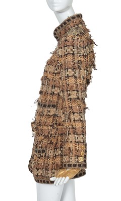Lot 6 - A Chanel distressed fantasy tweed jacket, 'Paris-Rome' collection, Metiers d'Art, Pre-Fall 2016