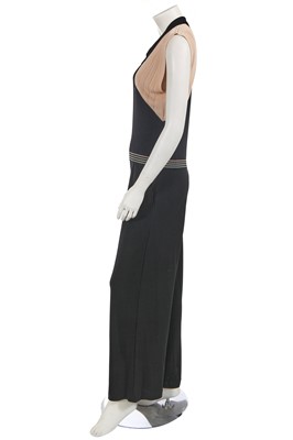 Lot 225 - A Chanel by Karl Lagerfeld black and pink jersey ensemble, 1990s-2000s