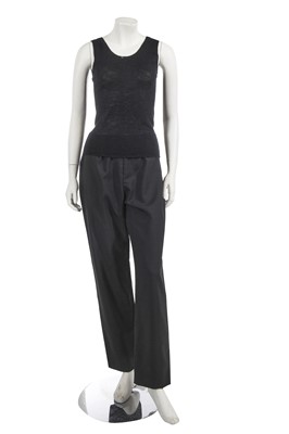 Lot 226 - A Chanel by Karl Lagerfeld black ensemble, 1998-2001