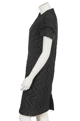 Lot 405 - A Comme des Garçons black quilted dress, 'Inside Decoration' collection, Autumn-Winter 2010-11