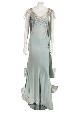 Lot 743 - A group of pastel eveningwear, mainly 1930s