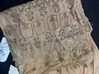 Lot 759 - A group of beaded flapper dresses in poor condition, 1920s