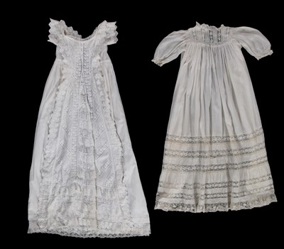 Lot 803 - A group of christening gowns, late nineteenth-early twentieth century