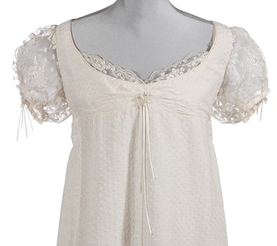 Lot 8 - Gwyneth Paltrow's wedding gown for Emma Woodhouse in the film 'Emma' 1996