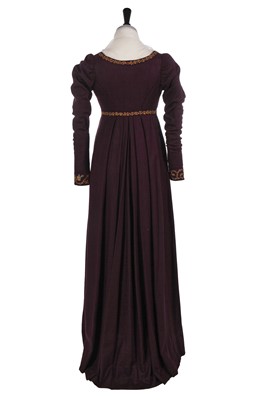 Lot 10 - Anne Hathaway's costume as Jane Austen in the film 'Becoming Jane', 2007