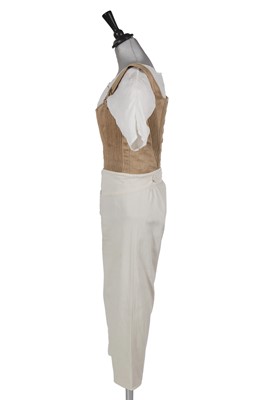 Lot 12 - Suranne Jones' lingerie costume as Anne Lister in the 'Gentleman Jack ' TV series 2019 and 2022