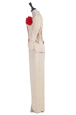 Lot 54 - Dame Maggie Smith's costume as Daphne Castle in the film 'Evil Under the Sun', 1982