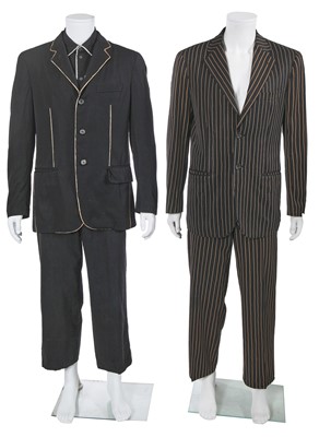 Lot 127 - A group of Issey Miyake by Naoki Takizawa men's striped suits and shirts, Spring-Summer 2006