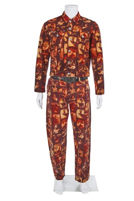 Lot 114 - A Jean Paul Gaultier printed cotton ensemble, ‘Fin de Siècle/Latino Lover des années 1940’ commercial collection, Spring-Summer 1995