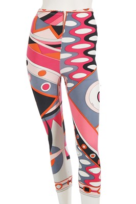 Lot 709 - An Emilio Pucci printed tunic and leggings ensemble, 1960s