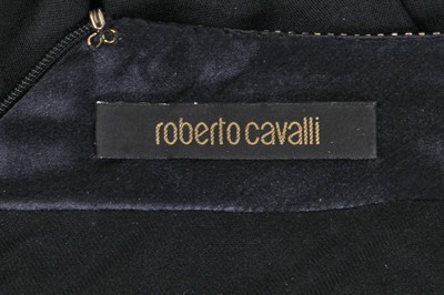 Lot 184 - A Roberto Cavalli beaded black viscose jersey evening dress, circa 2007