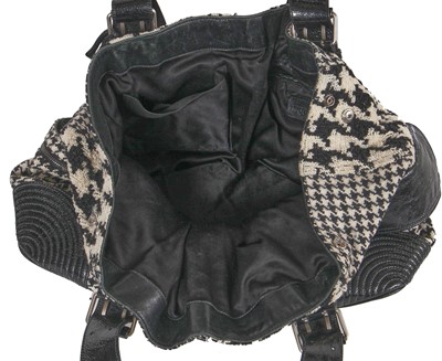 Lot 259 - An Alexander McQueen leather and wool 'Faithful' tote, circa 2009