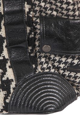 Lot 259 - An Alexander McQueen leather and wool 'Faithful' tote, circa 2009