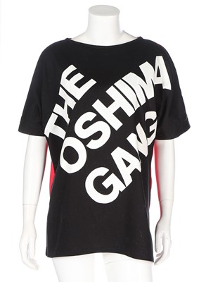 Lot 168 - A Kansai Yamamoto red and black cotton T-shirt,...
