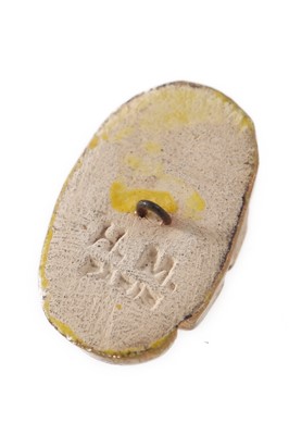 Lot 285 - A group of Hélène Mechin gold ceramic buttons, 1930s-1950s