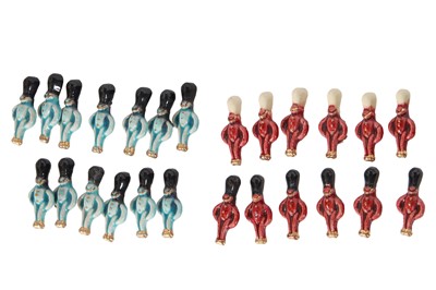 Lot 287 - A group of Hélène Mechin ceramic Grenadier buttons, 1930s-1950s