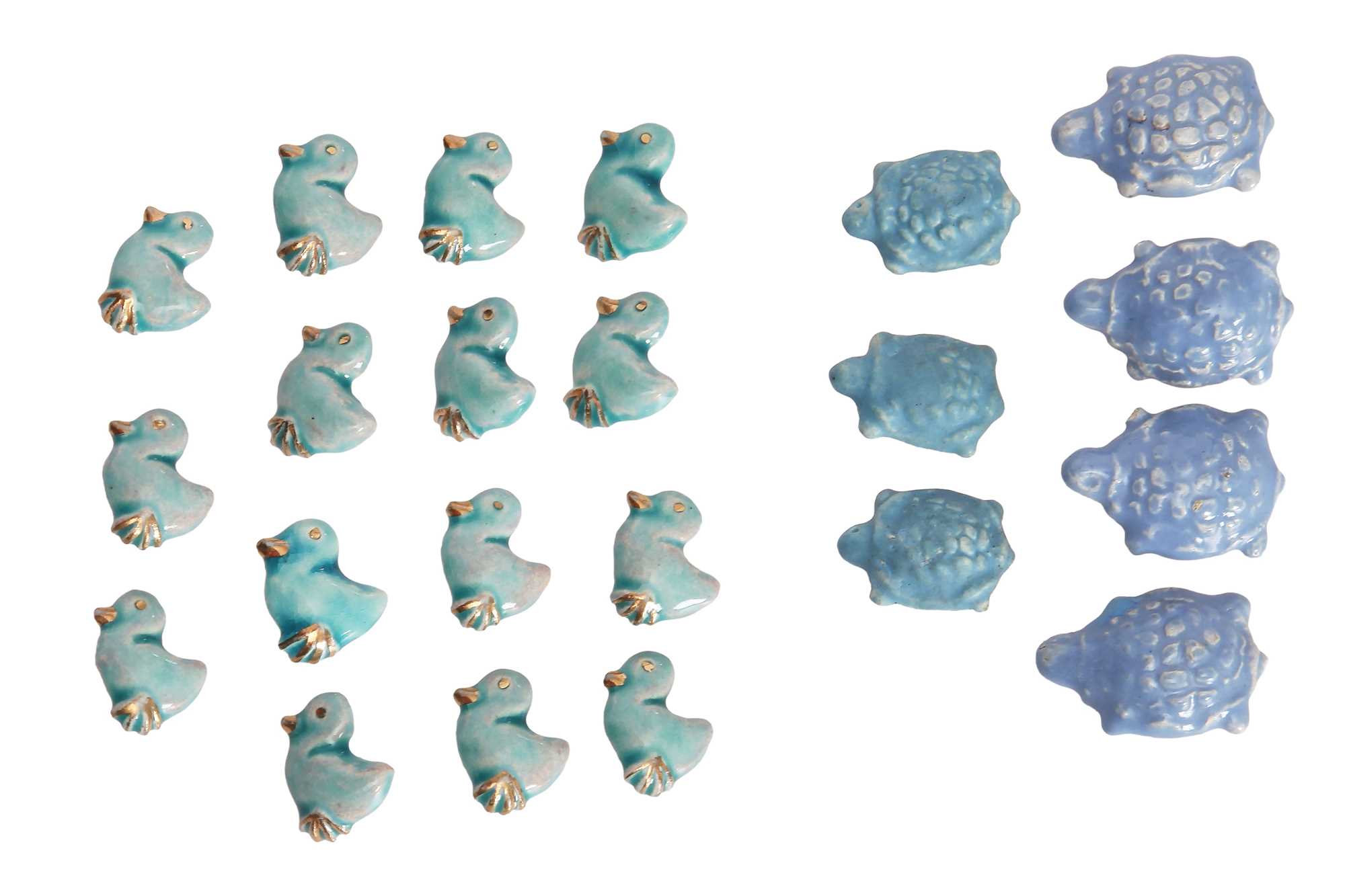 Lot 87 - A group of Hélène Mechin ceramic animal buttons, 1930s-1950s