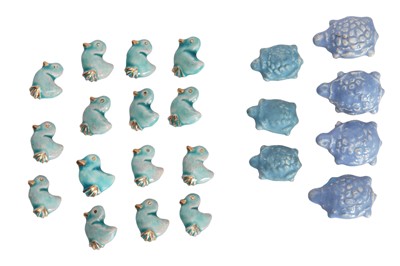 Lot 87 - A group of Hélène Mechin ceramic animal buttons, 1930s-1950s