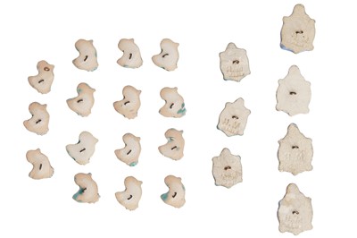 Lot 87 - A group of Hélène Mechin ceramic animal buttons, 1930s-1950s