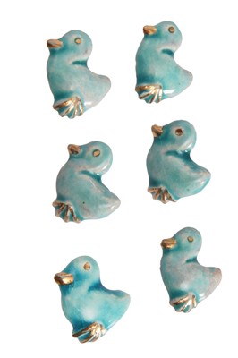 Lot 87 - A group of Hélène Mechin ceramic animal buttons, 1930s-1950s