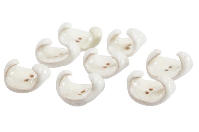 Lot 85 - A group of ceramic buttons attributed to Lucie Rie, 1940s