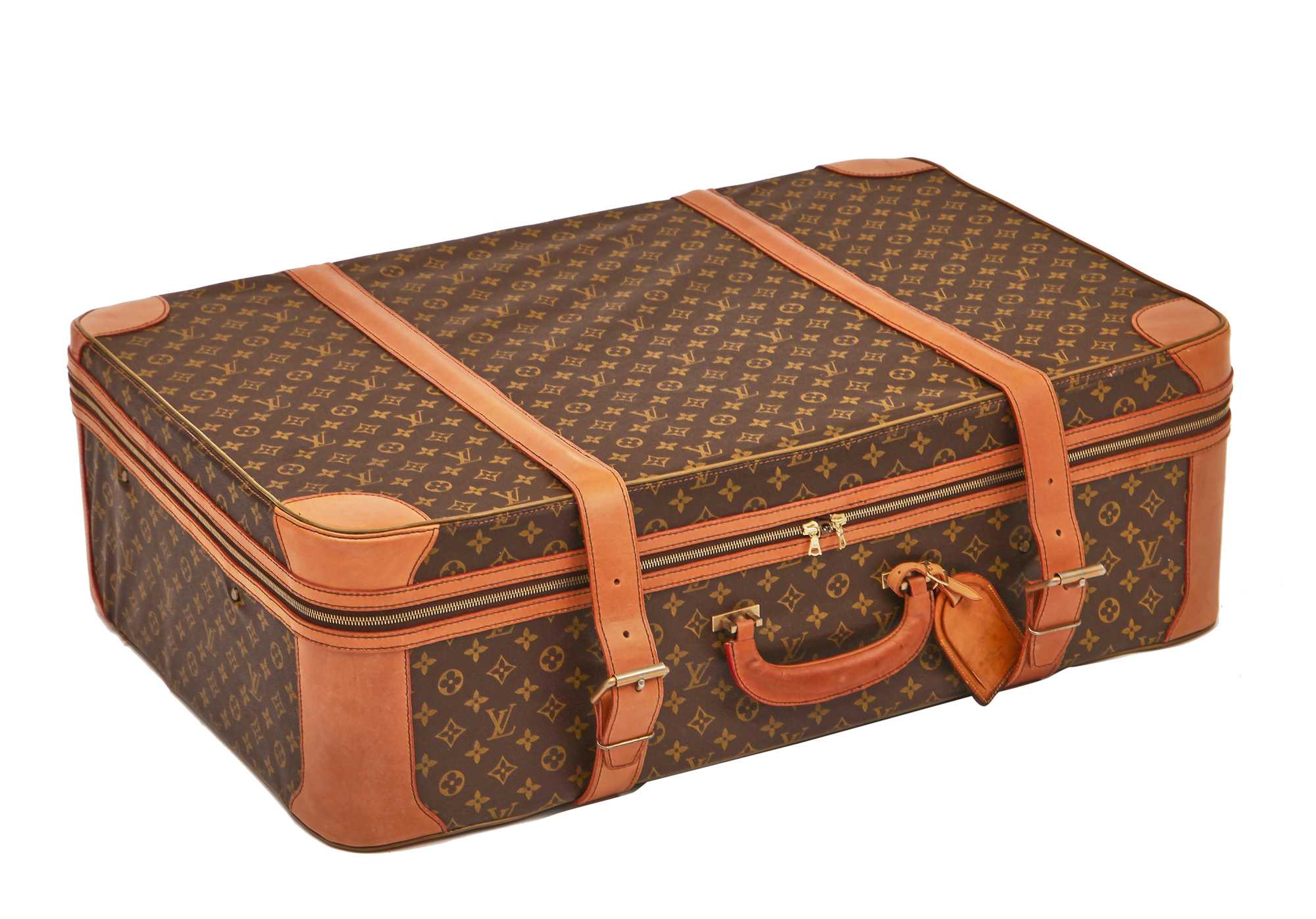 Lot 263 - A Louis Vuitton monogrammed canvas soft-sided suitcase, 1980s