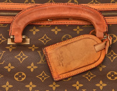 Lot 263 - A Louis Vuitton monogrammed canvas soft-sided suitcase, 1980s