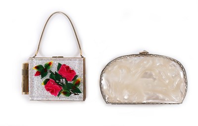 Lot 84 - Three minaudières/vanity bags and a group of...