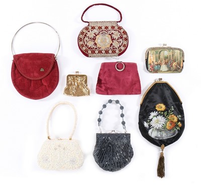 Lot 84 - Three minaudières/vanity bags and a group of...