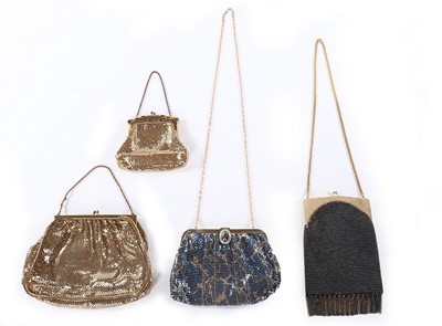 Lot 84 - Three minaudières/vanity bags and a group of...