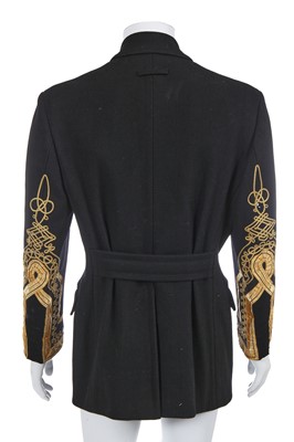Lot 105 - A Jean Paul Gaultier men's black wool pilot cloth 'naval officer' jacket, circa 1990
