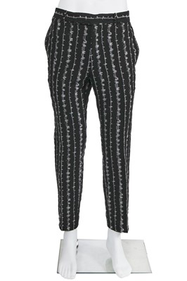 Lot 32 - A pair of Alexander McQueen by Sarah Burton men's wool trousers, Spring-Summer 2016