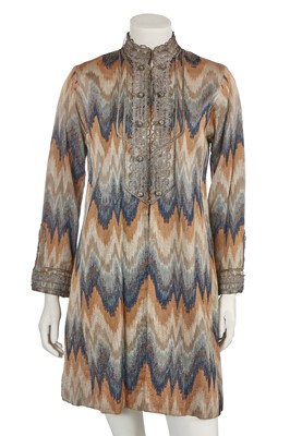 Lot 646 - A Thea Porter woven silk minidress, 1968