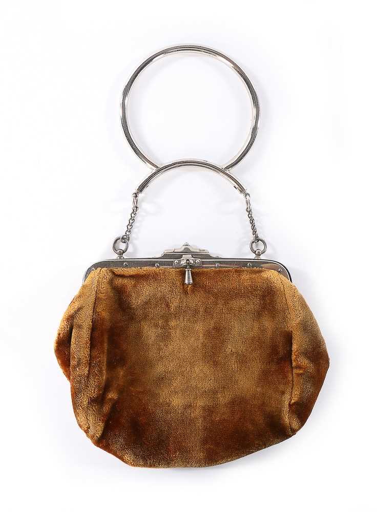 Lot 90 - A group of eight handbags and chatelaine...