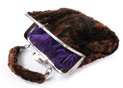 Lot 90 - A group of eight handbags and chatelaine...
